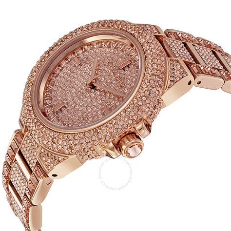 michael kors camille rose gold diamond watch|michael kors camille.